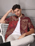 GAVYN R/FIT SHORT SLEEVE SHIRT (MAROON)